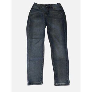 Seven7 Tummy-Less Slimmer Jeans  High-Waisted Stretch Denim Size 32‎ Dark Wash